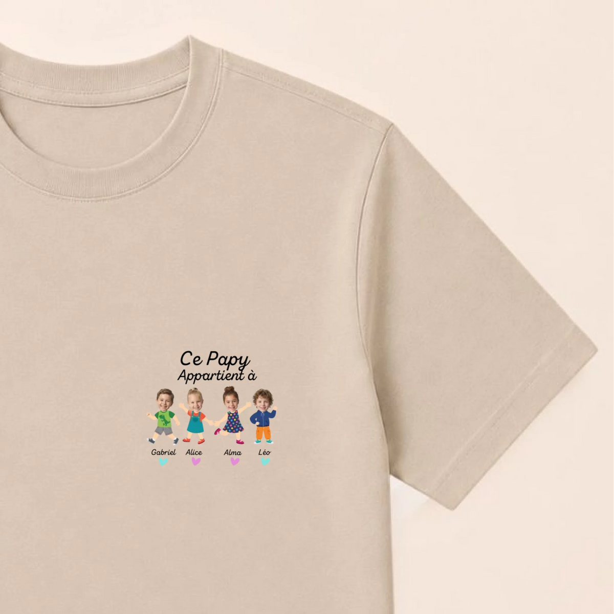 T-shirt beige