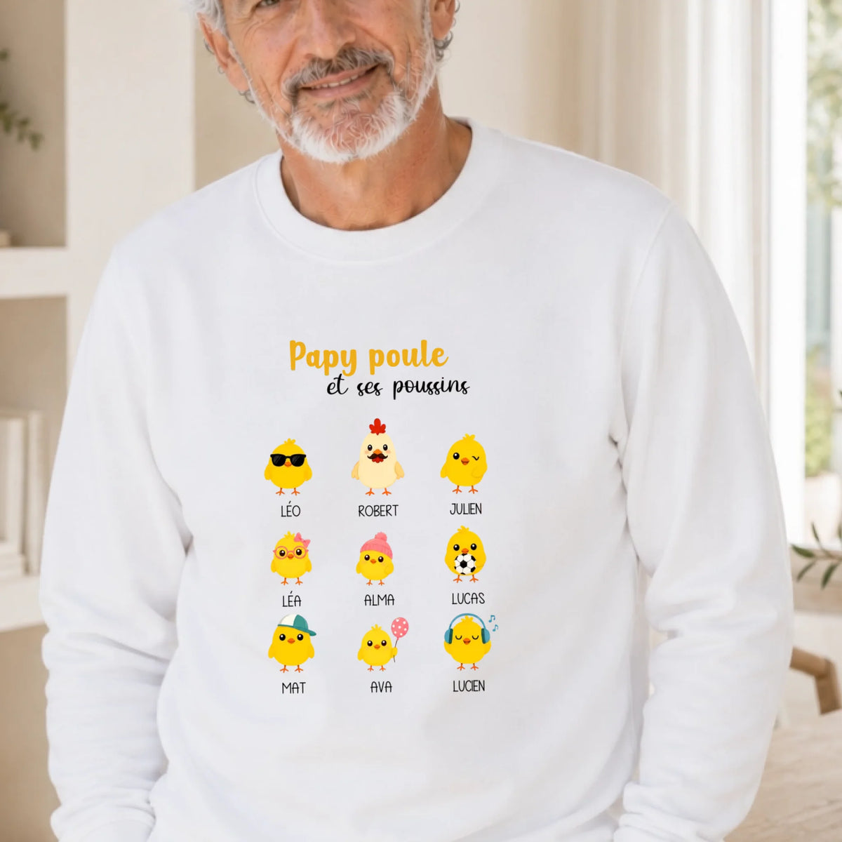 Sweatshirt papy Hop 4