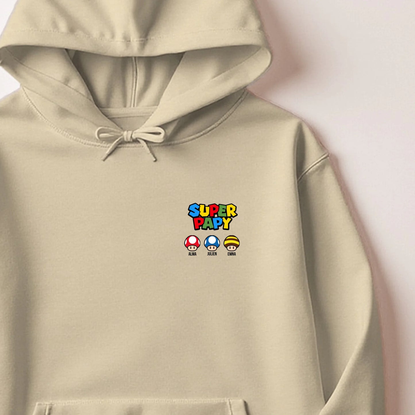 Sweat à capuche Beige
