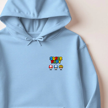 Sweat à capuche Bleu ciel