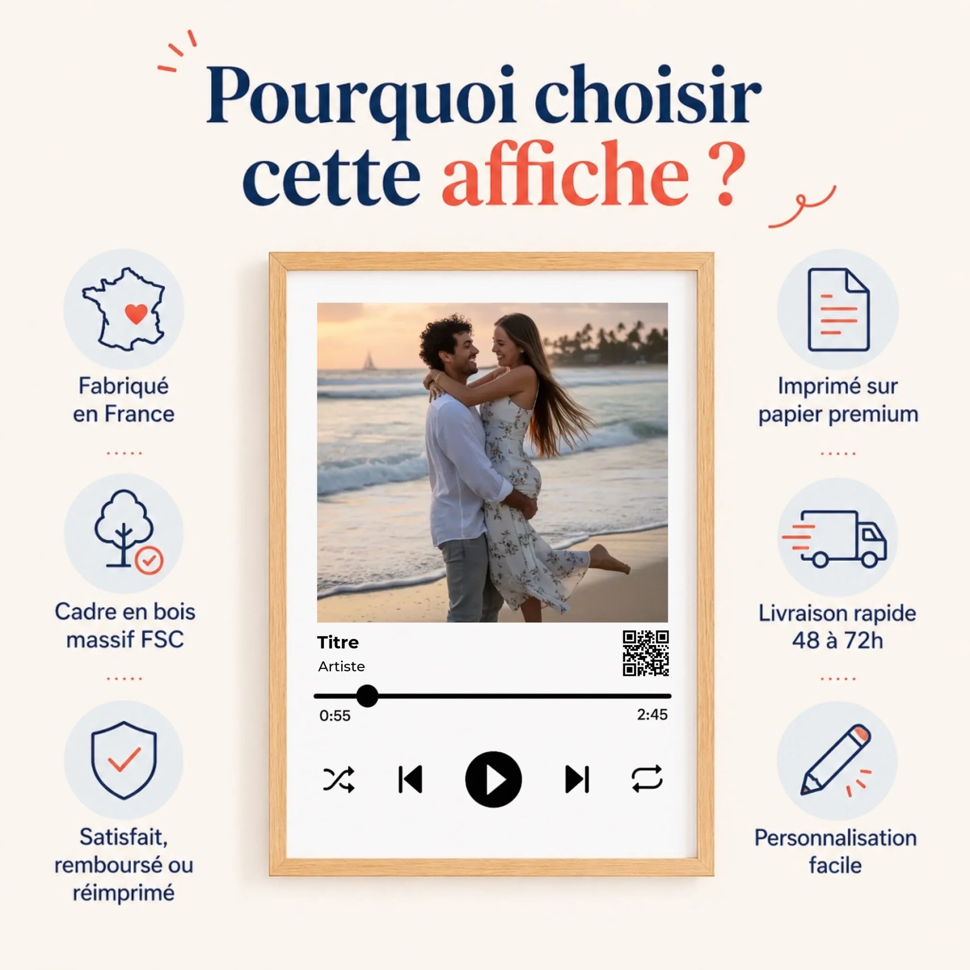 Affiche personnalisée album musique – vue 7