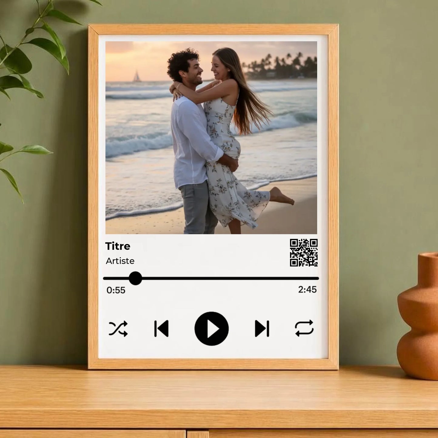 Affiche personnalisée album musique