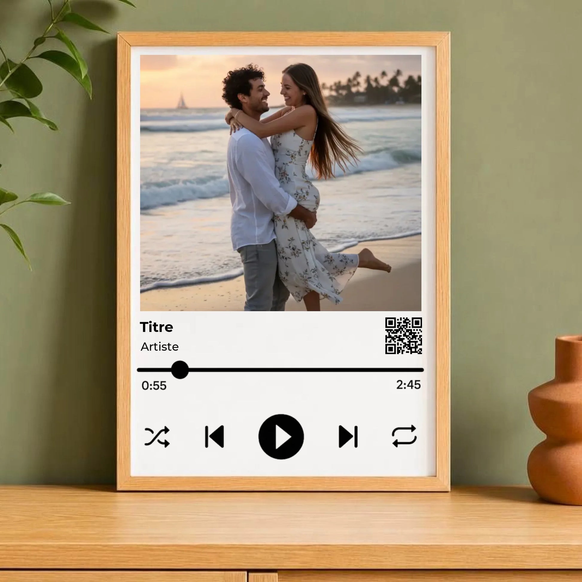 Affiche personnalisée album musique