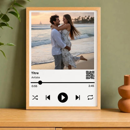 Affiche personnalisée album musique