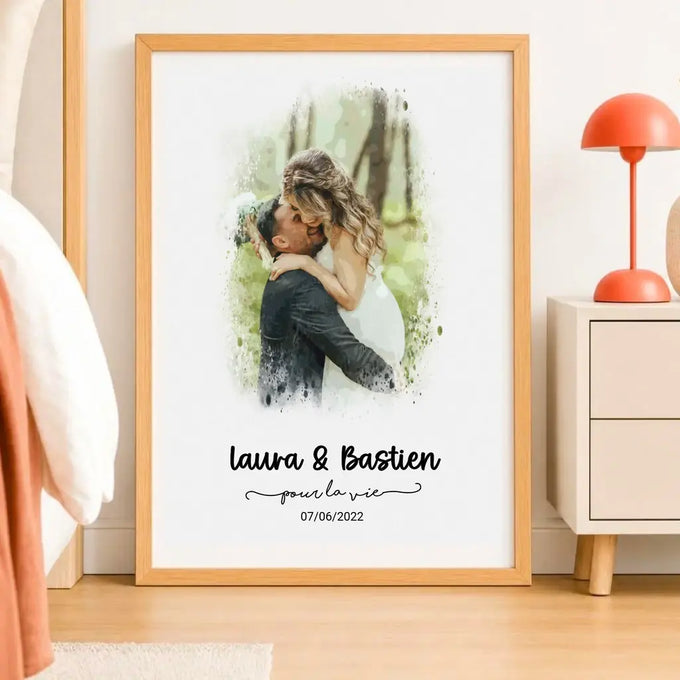 Affiche anniversaire de mariage