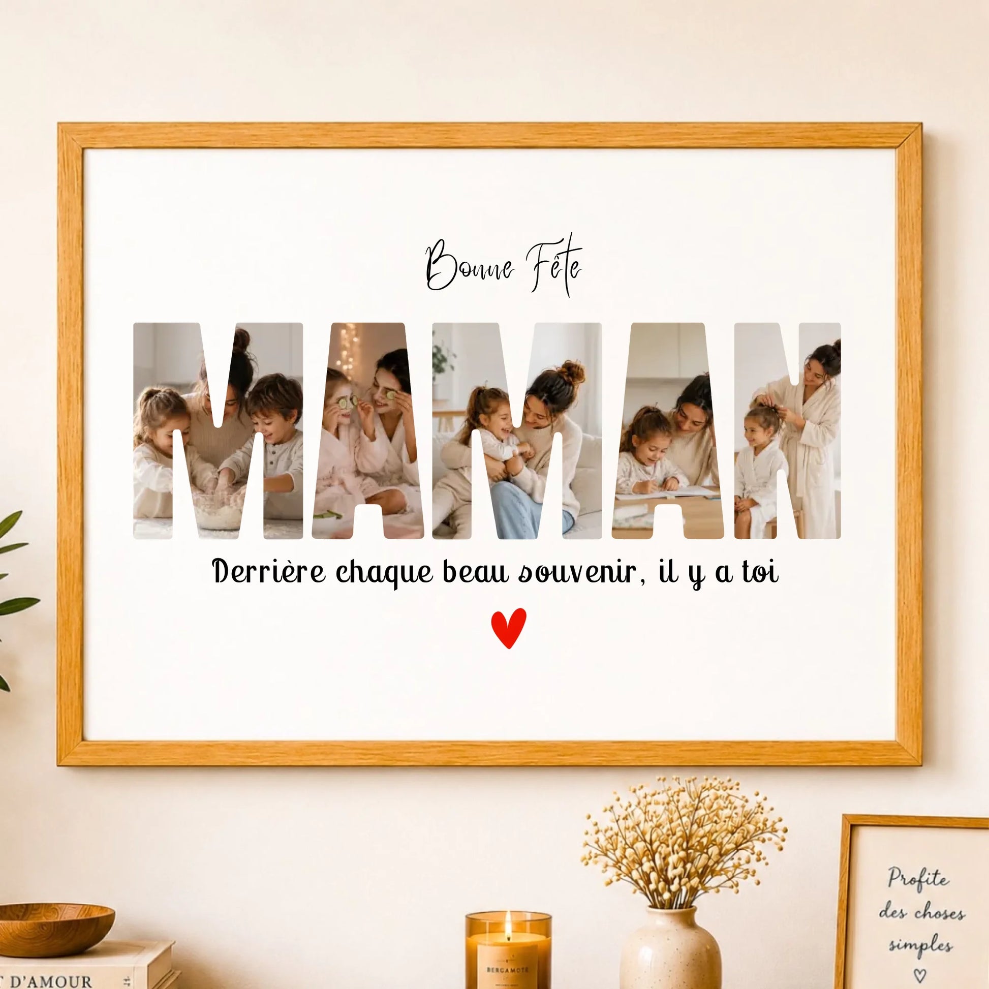 Affiche personnalisée maman - Bonne fête Maman – vue 10