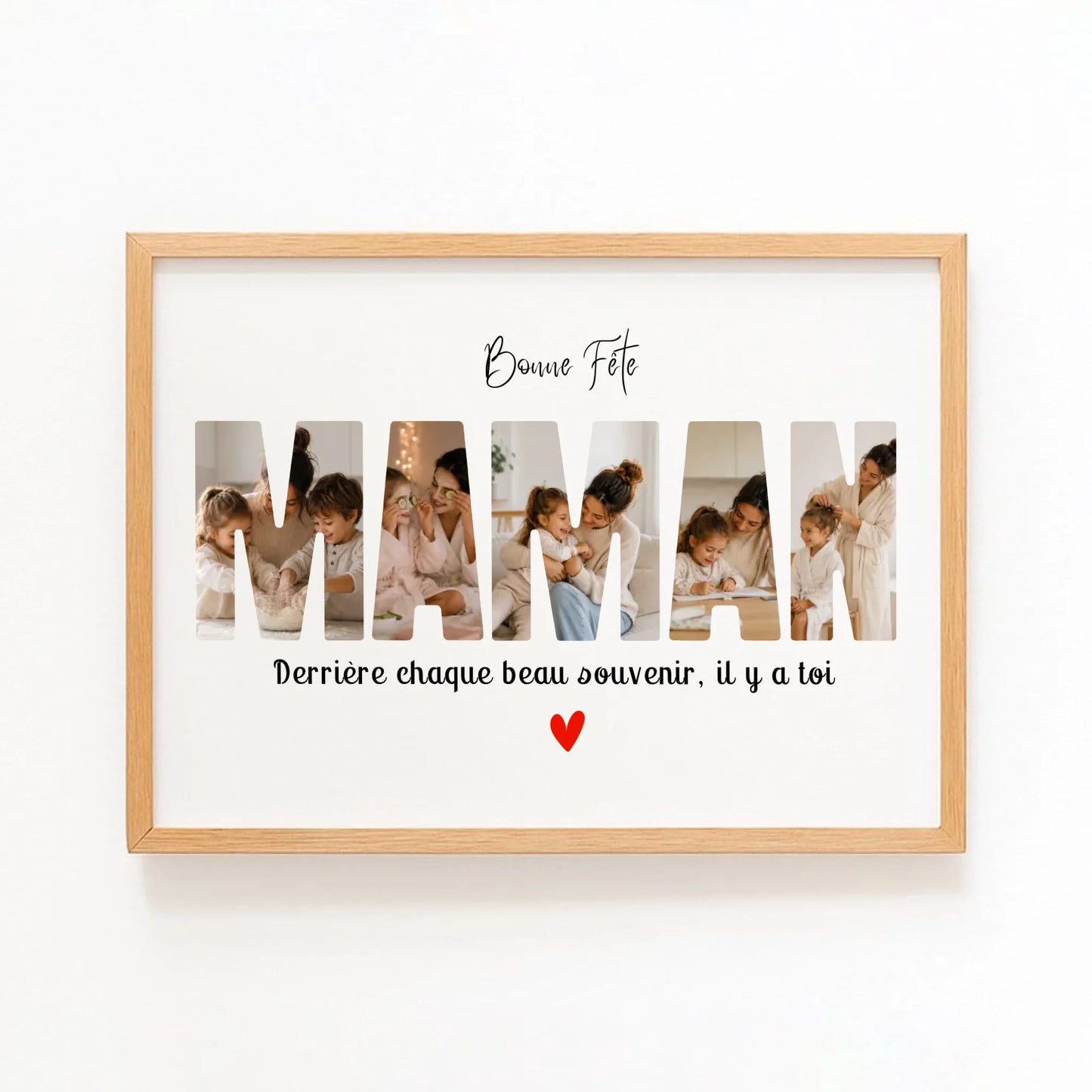 Affiche personnalisée maman - Bonne fête Maman – vue 2