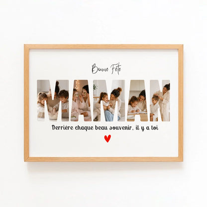 Affiche personnalisée maman - Bonne fête Maman – vue 2