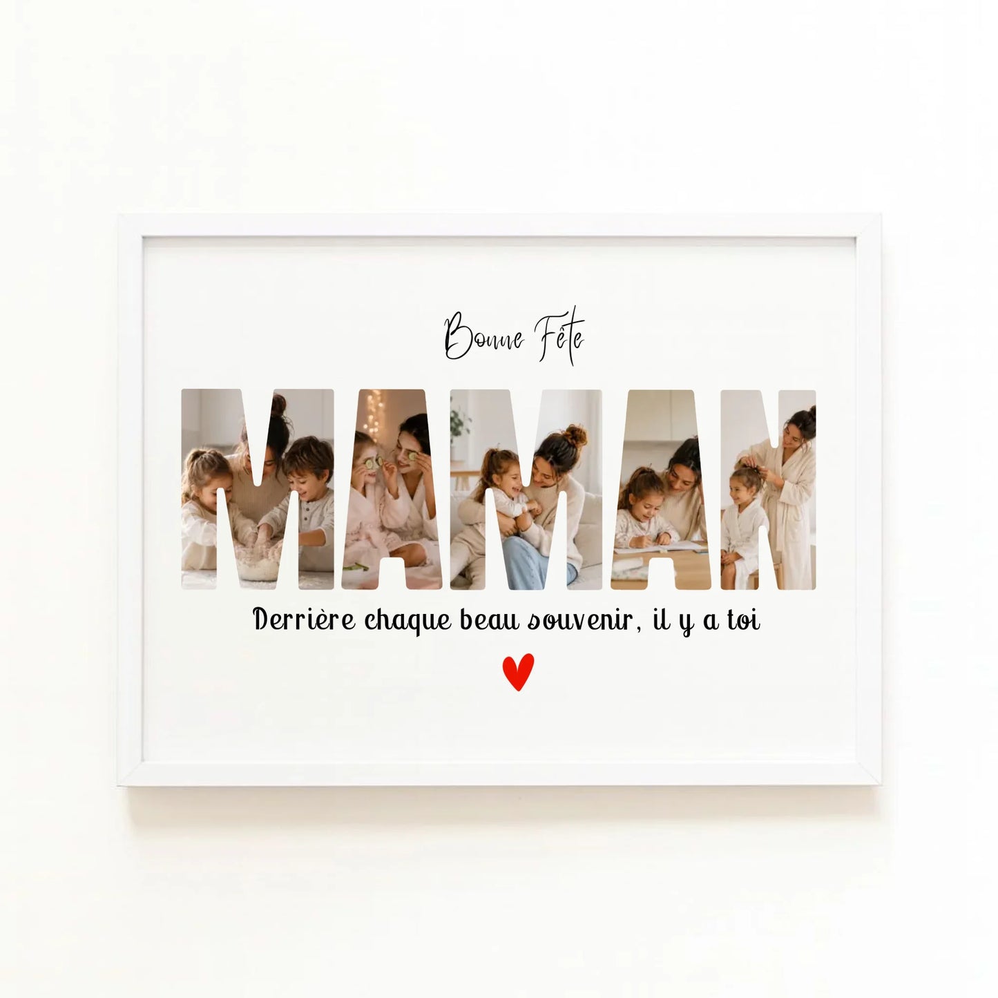 Affiche personnalisée maman - Bonne fête Maman – vue 3