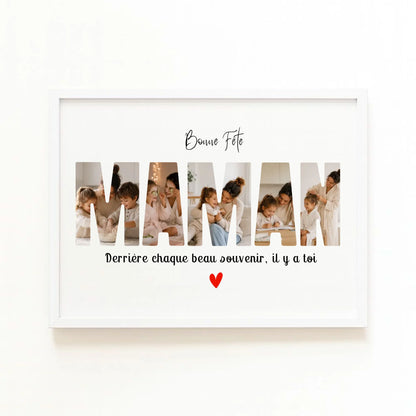 Affiche personnalisée maman - Bonne fête Maman – vue 3