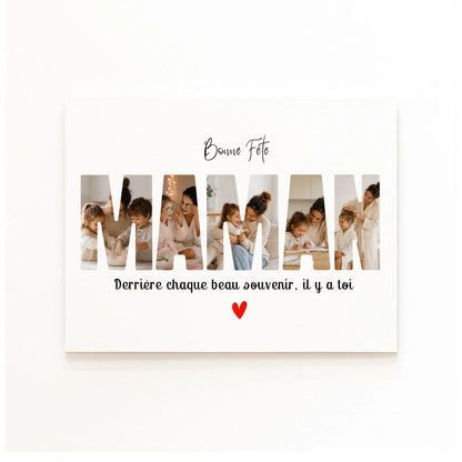 Affiche personnalisée maman - Bonne fête Maman – vue 4