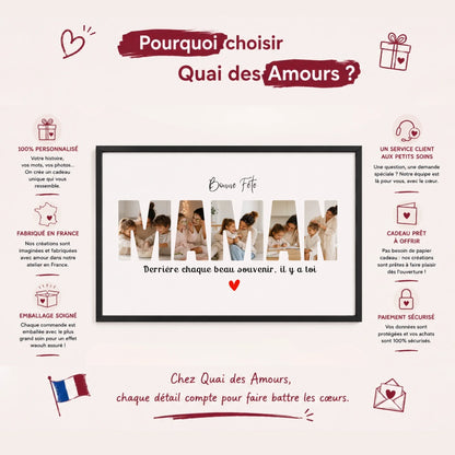 Affiche personnalisée maman - Bonne fête Maman – vue 6