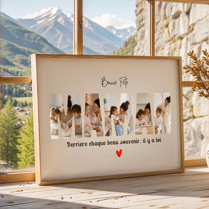 Affiche personnalisée maman - Bonne fête Maman – vue 8