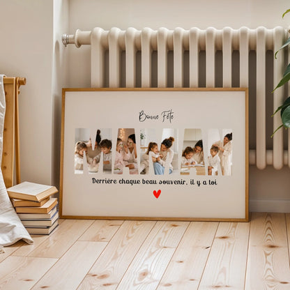 Affiche personnalisée maman - Bonne fête Maman – vue 9