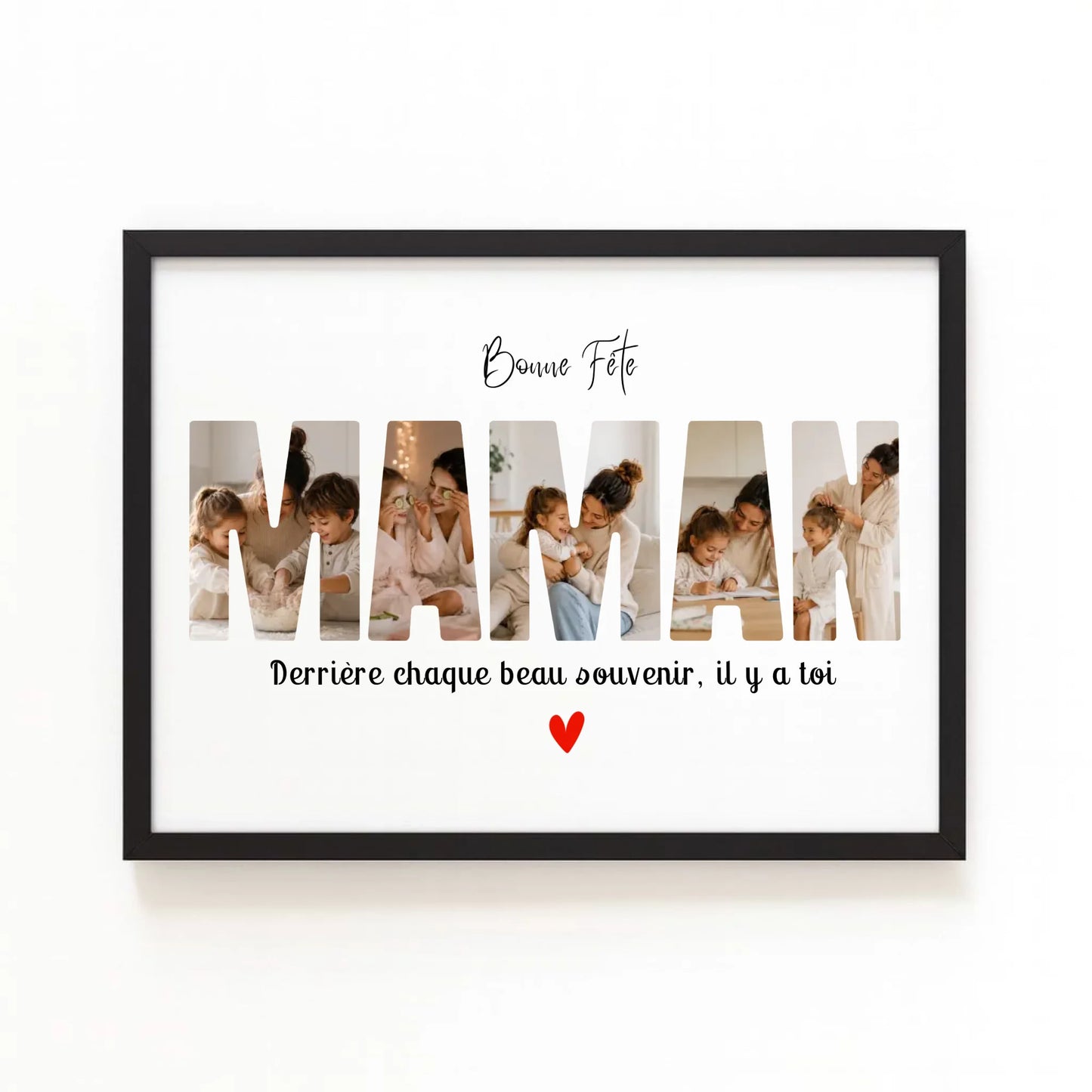 Affiche personnalisée maman - Bonne fête Maman