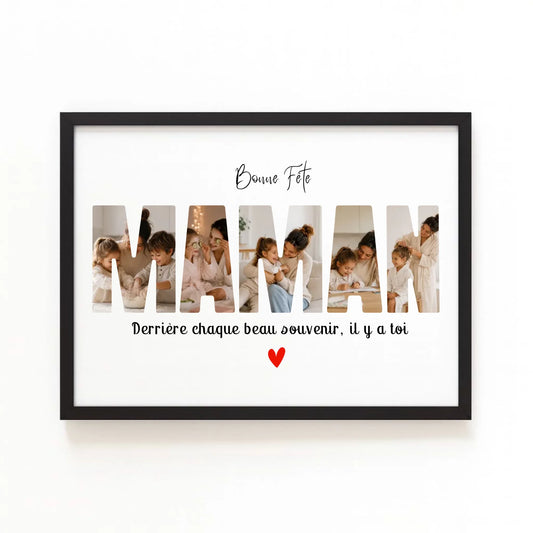 Affiche personnalisée maman - Bonne fête Maman