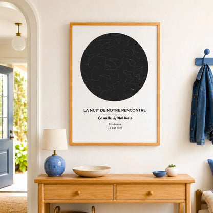 Affiche carte du ciel – vue 10