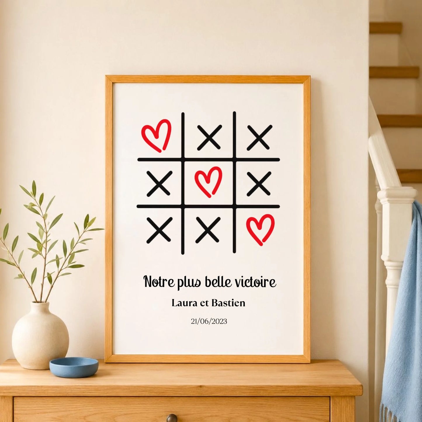 Affiche personnalisée chambre couple – vue 10