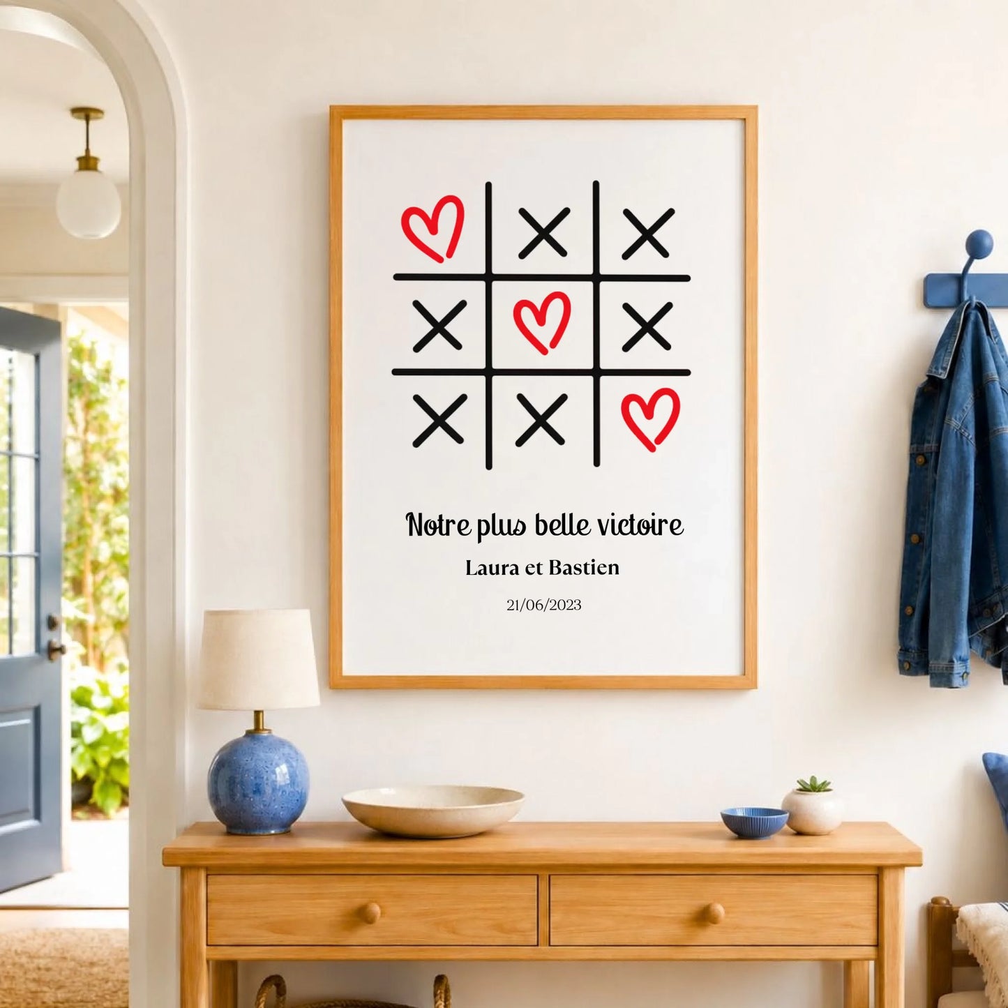 Affiche personnalisée chambre couple – vue 11