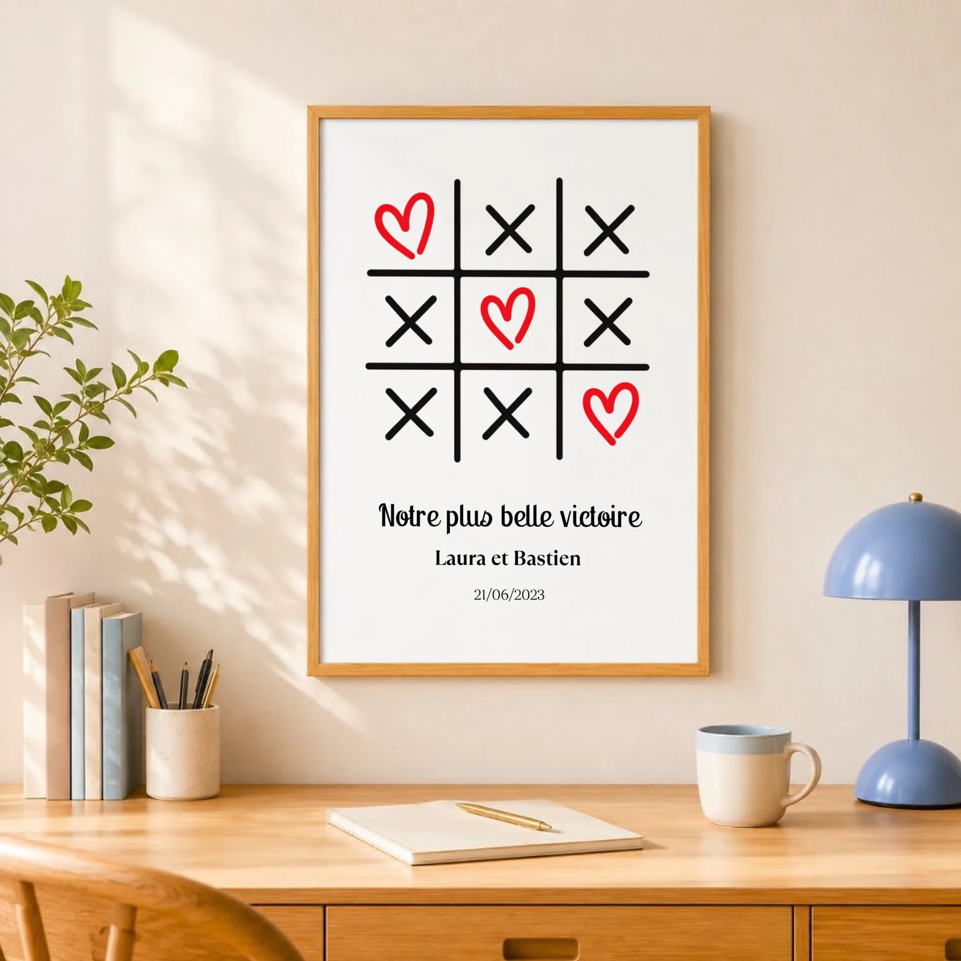 Affiche personnalisée chambre couple – vue 9