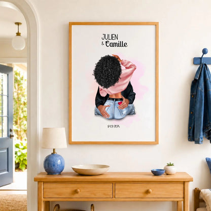 Affiche couple amoureux – vue 11