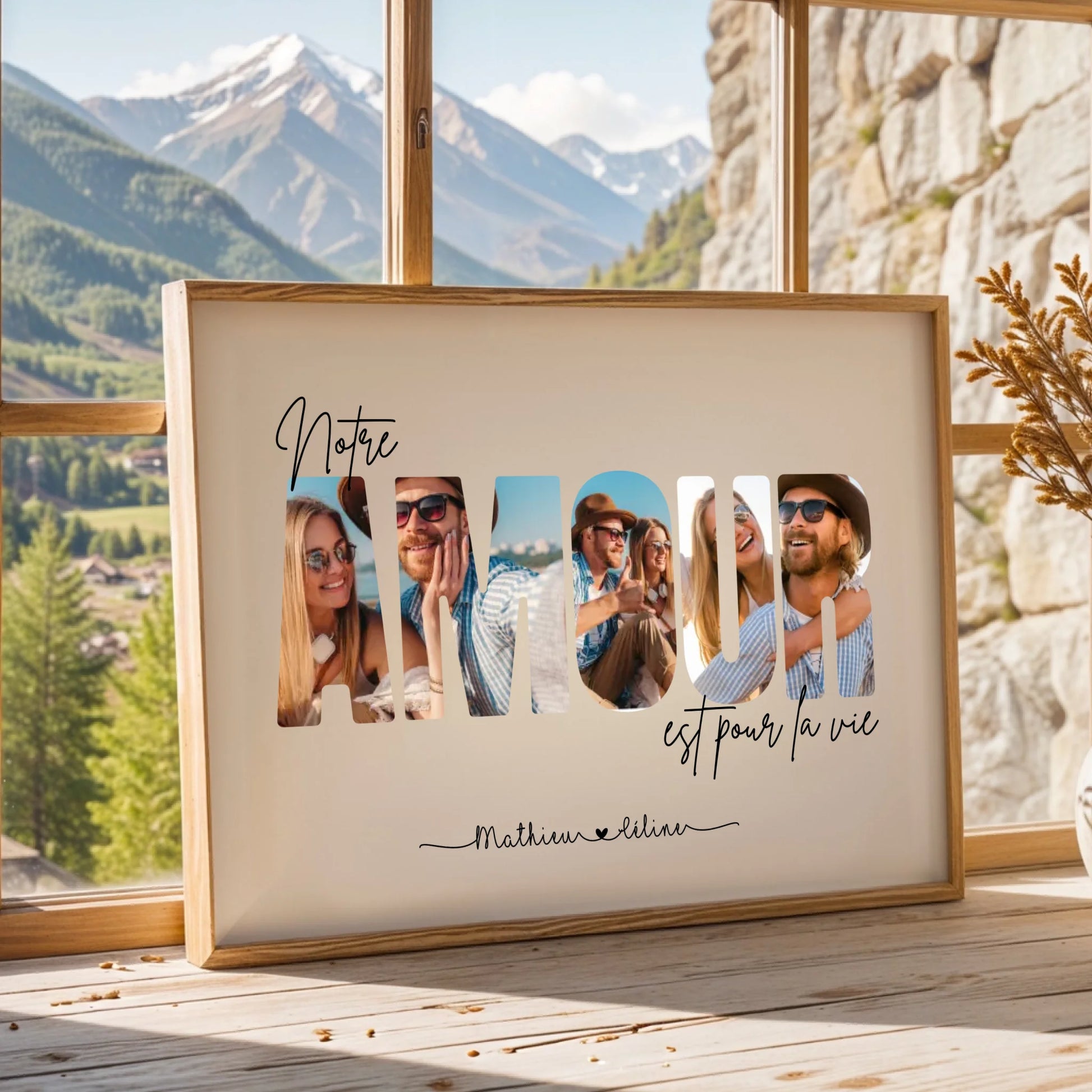 Affiche personnalisée couple - Notre amour est pour la vie – vue 7