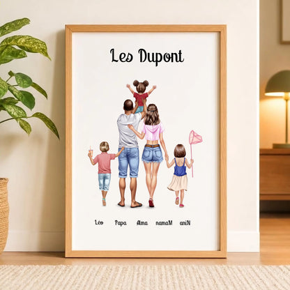 Affiche famille cadeau – vue 2