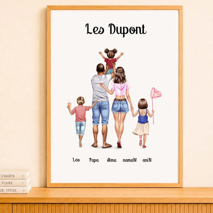 Affiche famille cadeau – vue 7