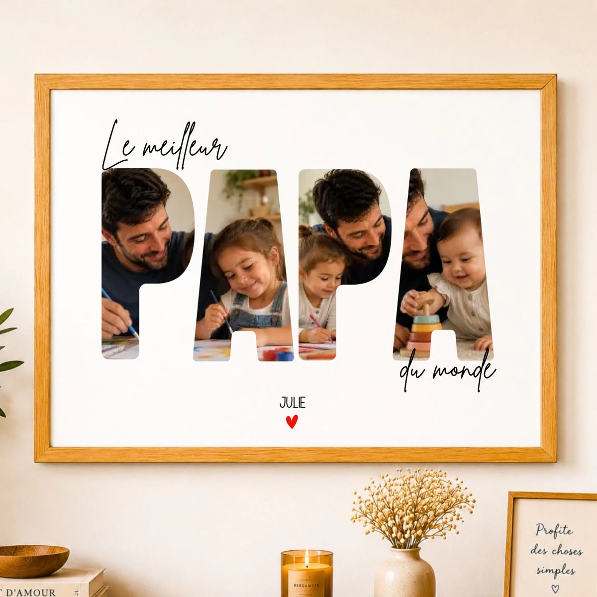 Affiche personnalisée papa - Le meilleur Papa du monde – vue 11
