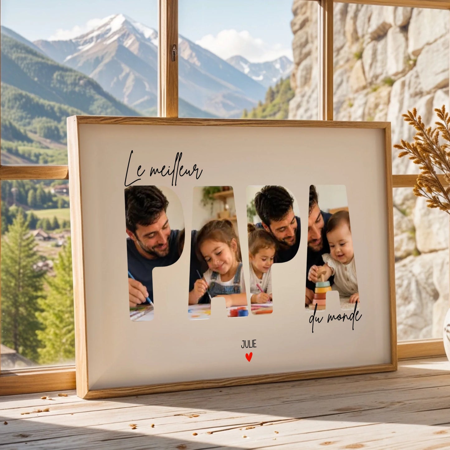 Affiche personnalisée papa - Le meilleur Papa du monde – vue 7