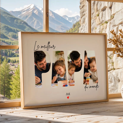 Affiche personnalisée papa - Le meilleur Papa du monde – vue 7
