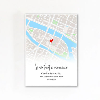 Affiche lieu de rencontre sans cadre