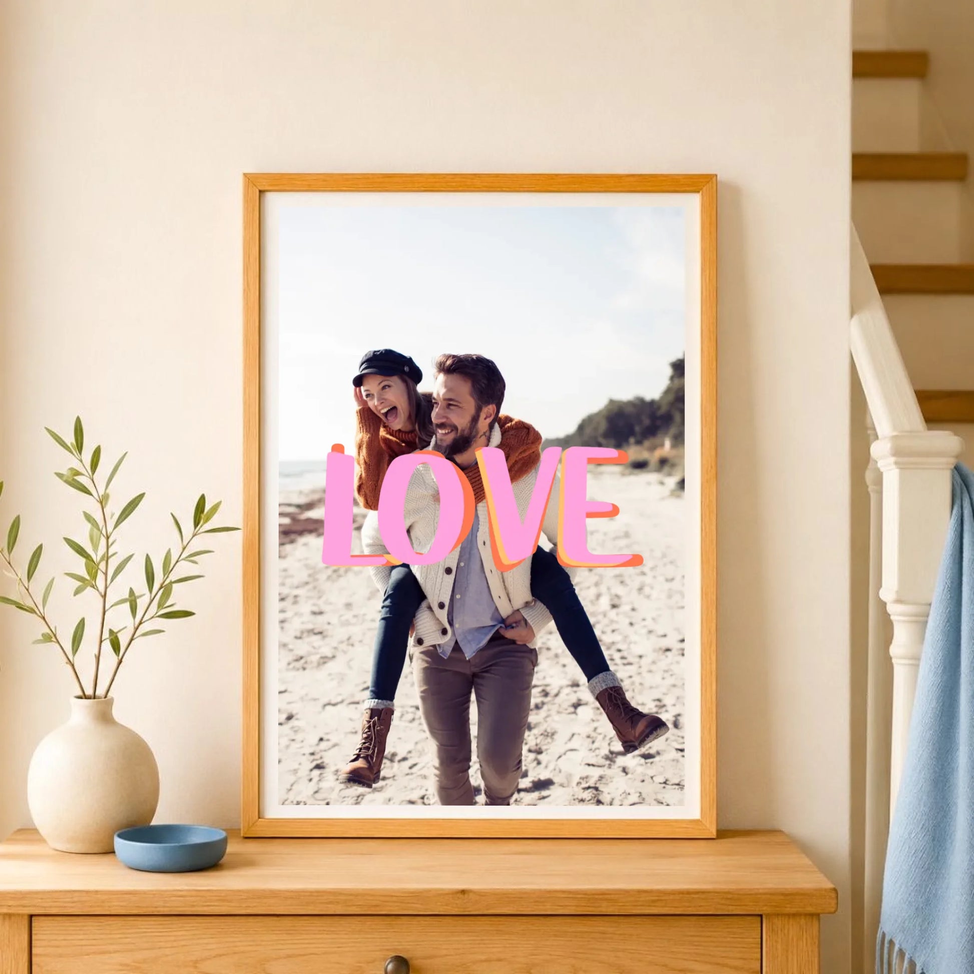 Affiche personnalisé couple love – vue 10