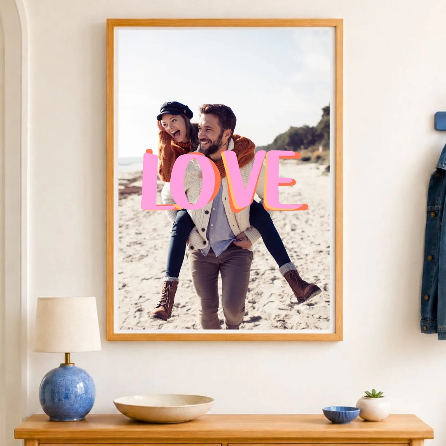 Affiche personnalisé couple love – vue 12