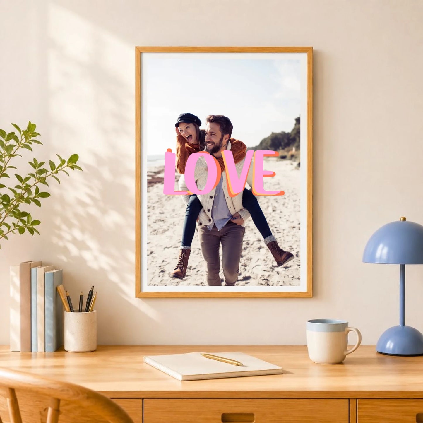 Affiche personnalisé couple love – vue 9