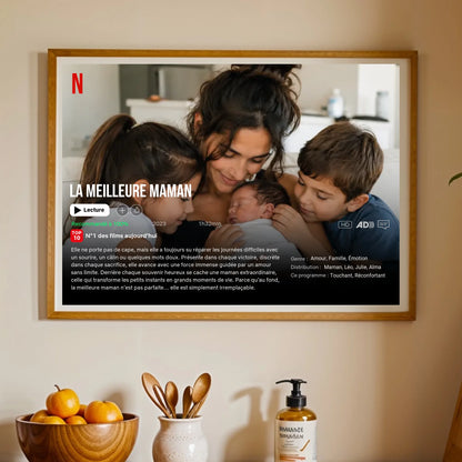 Affiche personnalisée maman - La meilleure Maman – vue 10