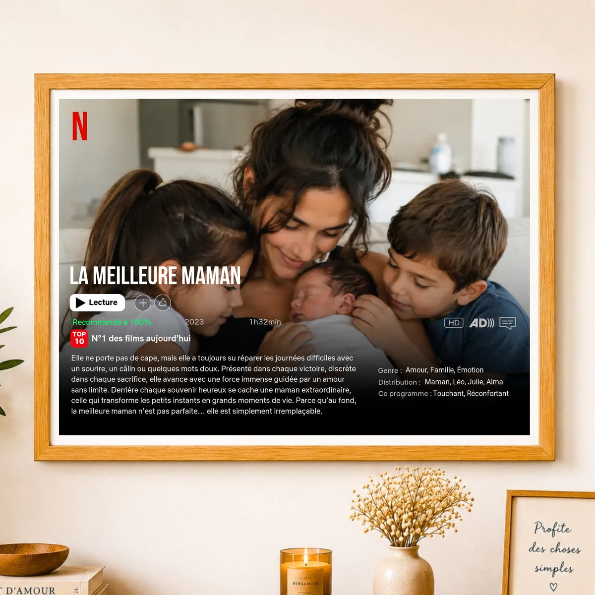 Affiche personnalisée maman - La meilleure Maman – vue 11