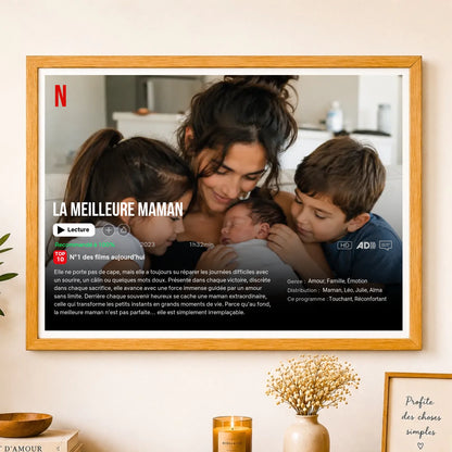 Affiche personnalisée maman - La meilleure Maman – vue 11