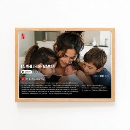 Affiche personnalisée maman - La meilleure Maman – vue 2