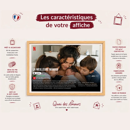 Affiche personnalisée maman - La meilleure Maman – vue 5