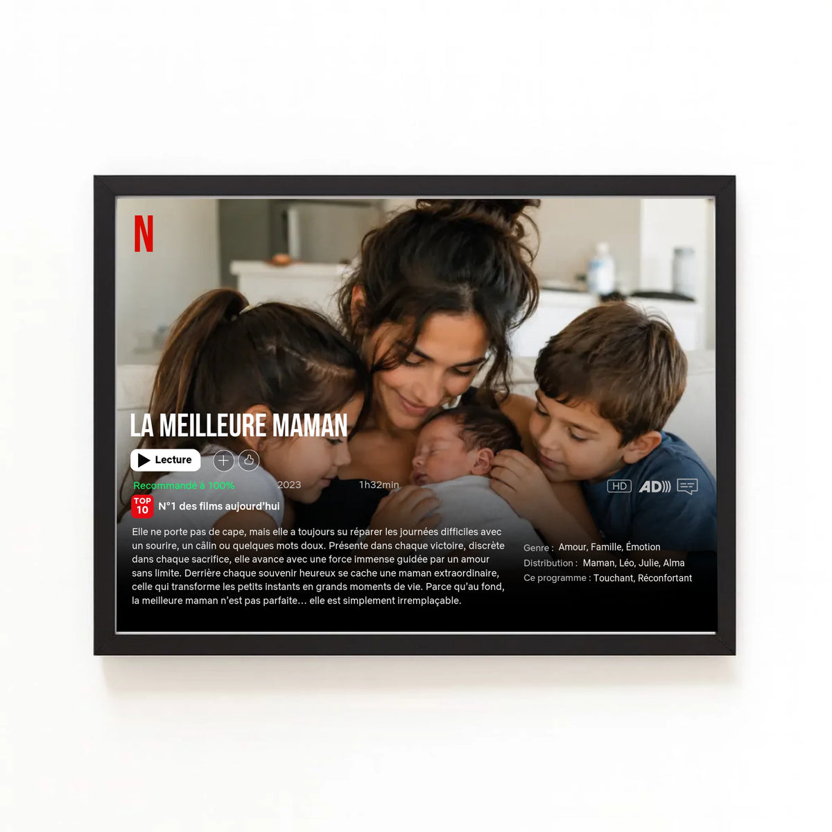Affiche personnalisée maman - La meilleure Maman
