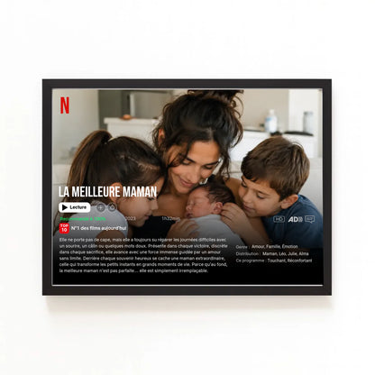 Affiche personnalisée maman - La meilleure Maman