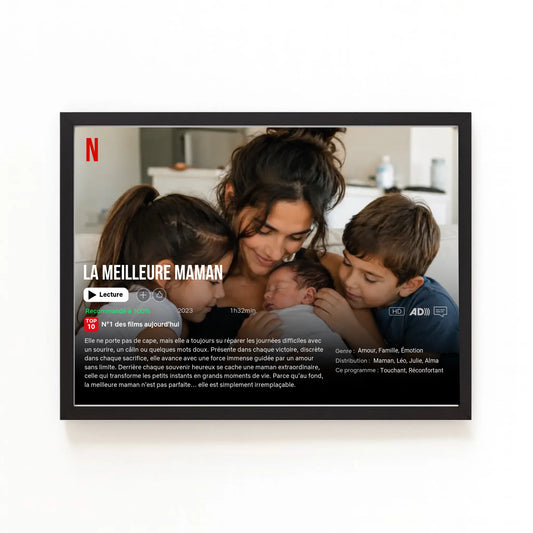 Affiche personnalisée maman - La meilleure Maman