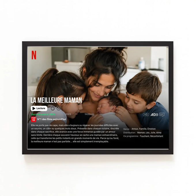 Affiche personnalisée maman - La meilleure Maman