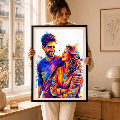 Affiche personnalisée couple photo – mockup 55