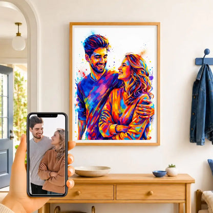Affiche personnalisée couple photo – vue 15