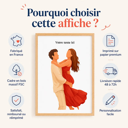 Affiche personnalisée photo en illustration minimaliste – vue 9