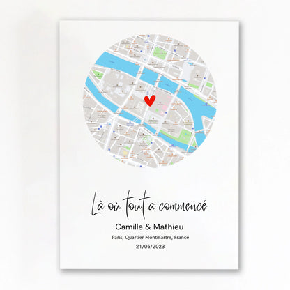 Affiche rencontre sans cadre