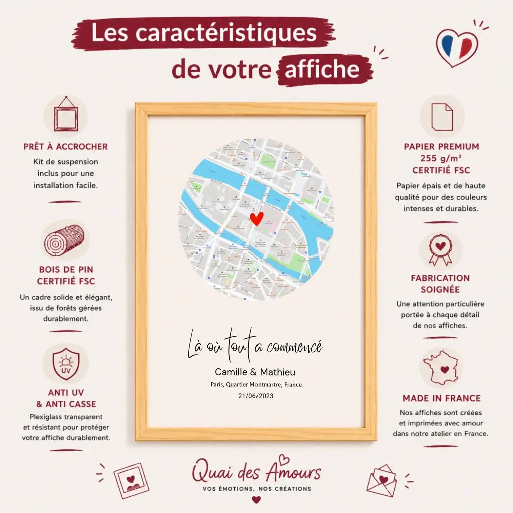 Affiche rencontre – caractéristique affche personnalisée 2