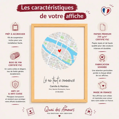 Affiche rencontre – caractéristique affche personnalisée 2